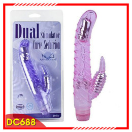 Dương vật giả đa năng Dual 2 đầu rung tít mù